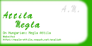 attila megla business card